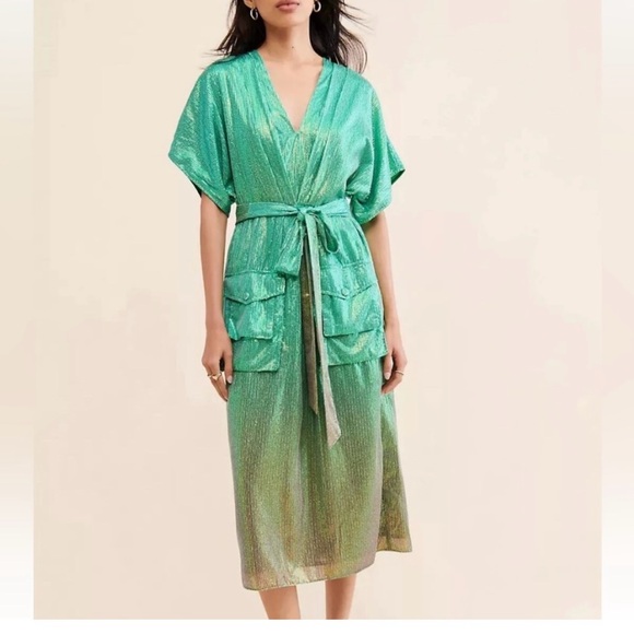 Anthropologie X Bhanuni By Jyoti Ombré Sequin Dress